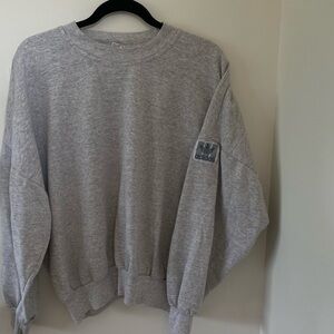 Vintage drop shoulder grey crew